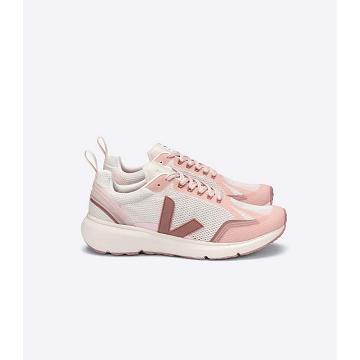 παπουτσια γυναικεια Veja CONDOR 2 ALVEOMESH Beige/Pink | GR 497PJJ